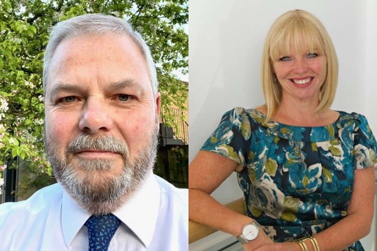 Brendon O&rsquo;Neill (left) and Kim Caldwell