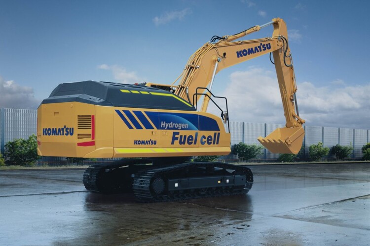 Hydrogen fuelled excavators are on the way... slowly