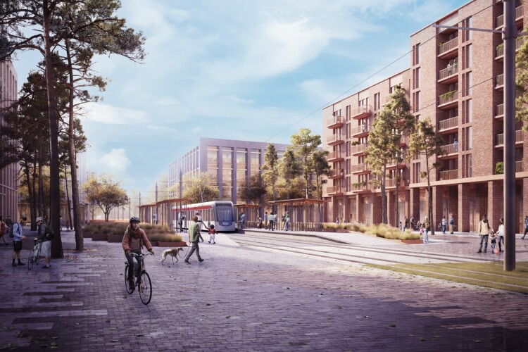 Artist's impression of the West Town development