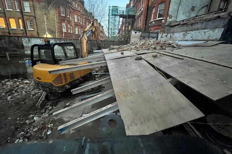 Ovidiu Dobra was injured when the platform collapsed