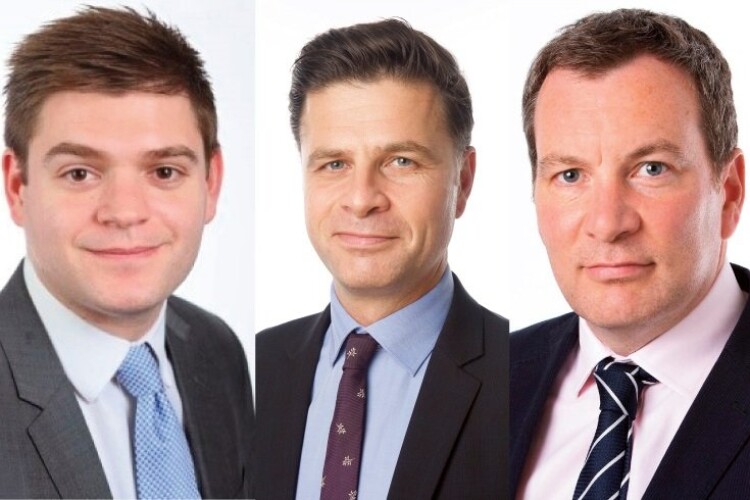 James Corrigan, Simon Arnold and Andy Scott