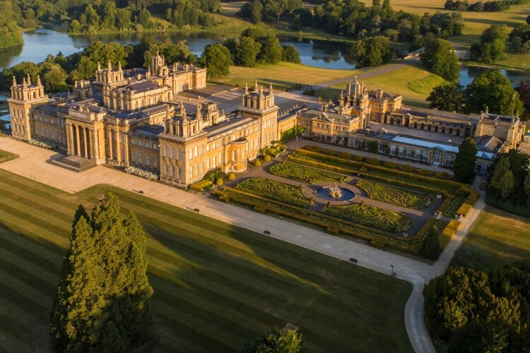 Blenheim Palace in Woodstock is undergoing a £2m conservation project