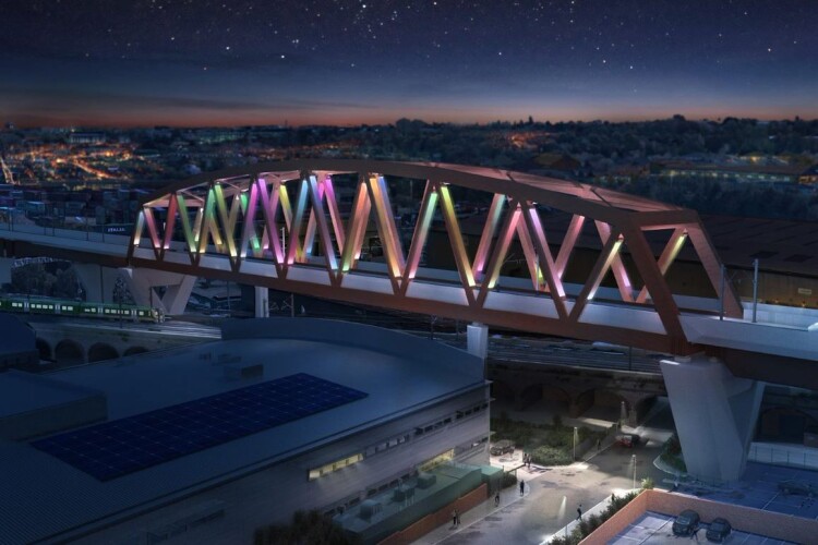 Bellingham Bridge will be lit up after dark