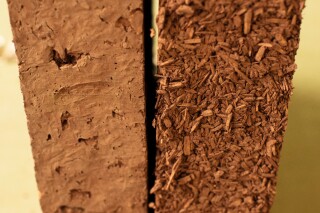 The two sections of the cob wall: strength and thermal