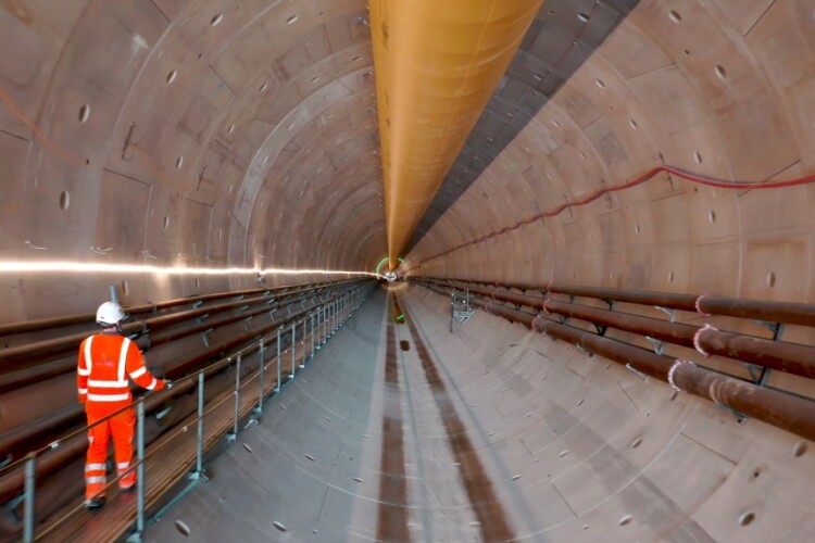 10% of one of the twin tunnels under the Chilterns is now constructed