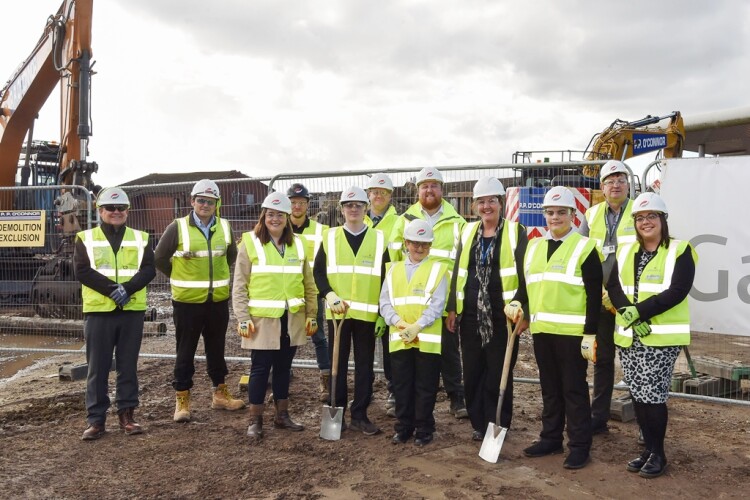 Photo call to mark ground breaking