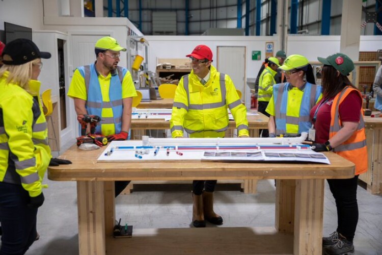 Chancellor Rishi Sunak visited Legal & General&rsquo;s modular housing factory in Selby last week