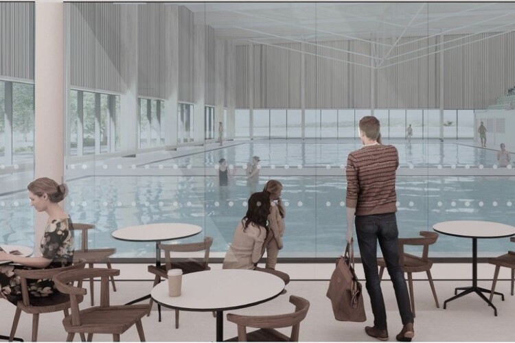 The leisure centre will include a 25-metre swimming pool