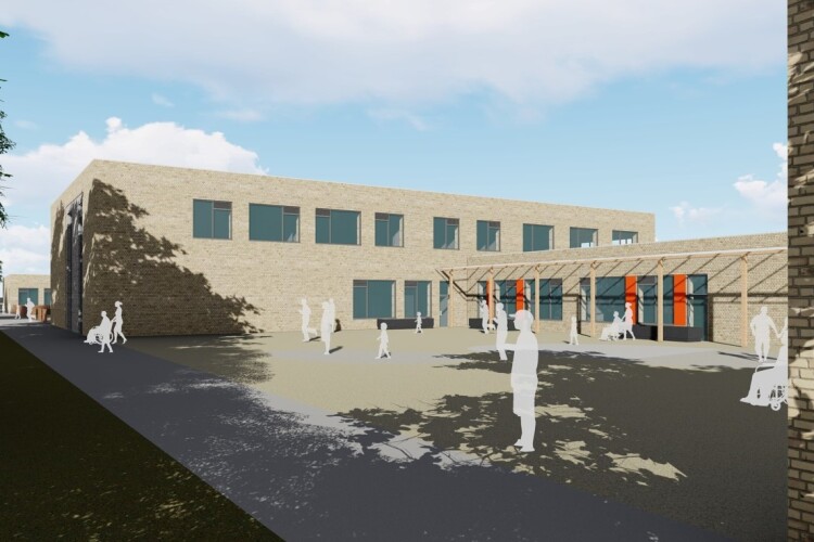 CGI of Summerdown School 