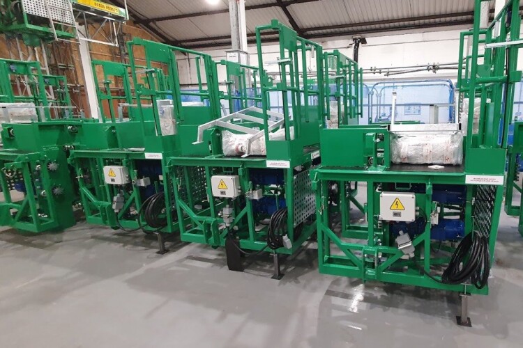 The new BFT120 platforms at BFT's Leighton Buzzard HQ