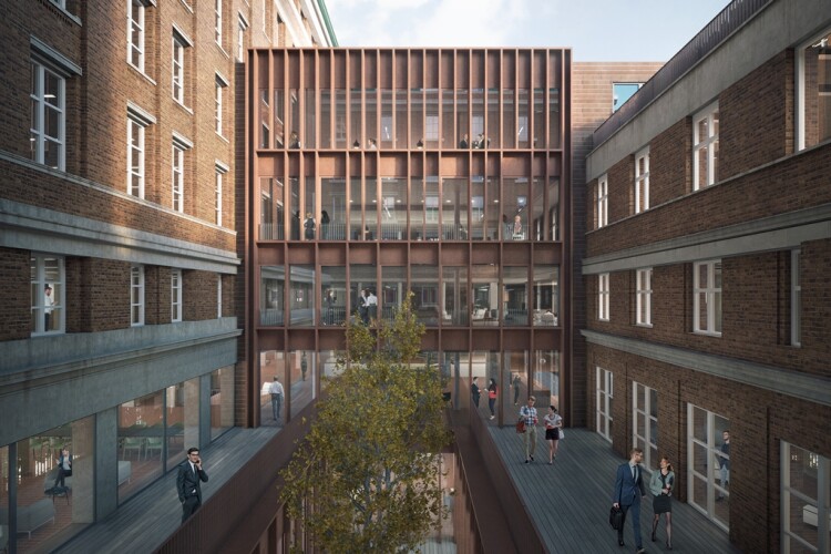 How Chancery House's courtyard might look, after the makeover