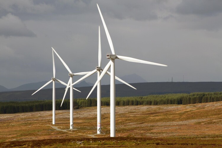 Image of Burn of Whilk Wind Farm provided by Alan Hendry (chief reporter at North of Scotland Newspapers)