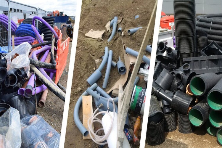 In 2018 the UK construction industry created 98,284 tonnes of plastic waste