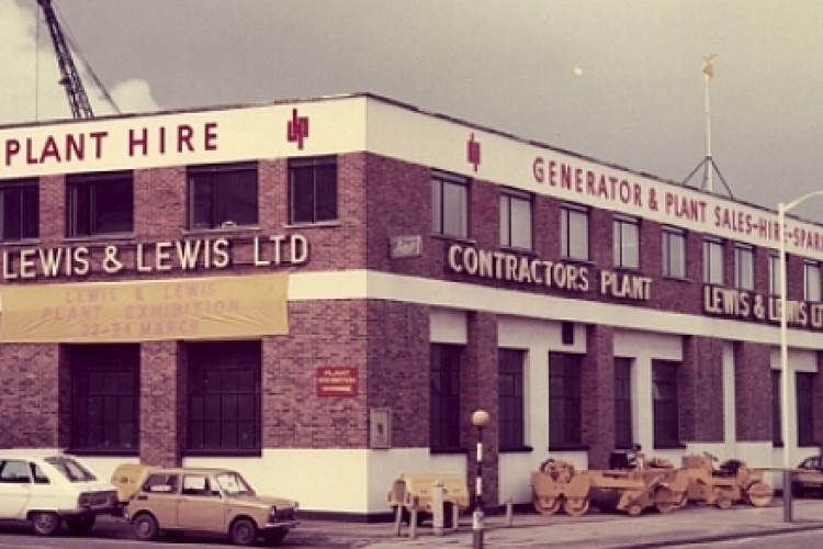A 1973 shot of Leach Lewis' North Acton depot (from the company's website)
