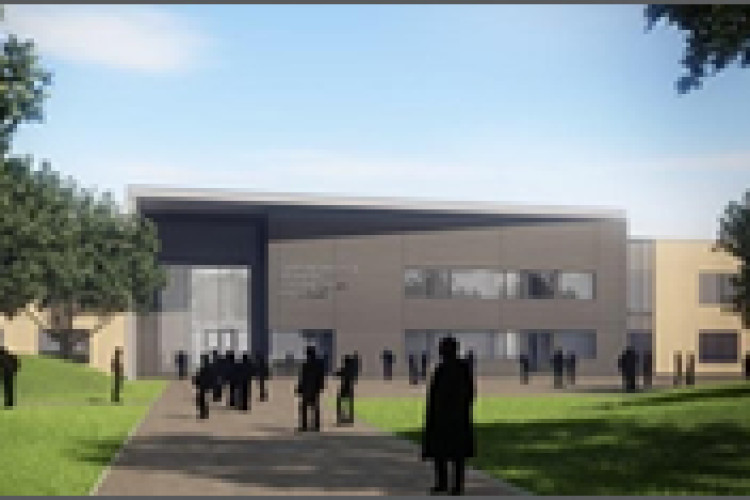 Artist's impression of the new school