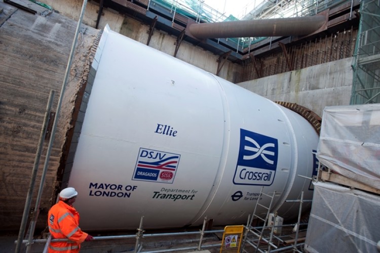 TBM Ellie starts her 2.7km journey