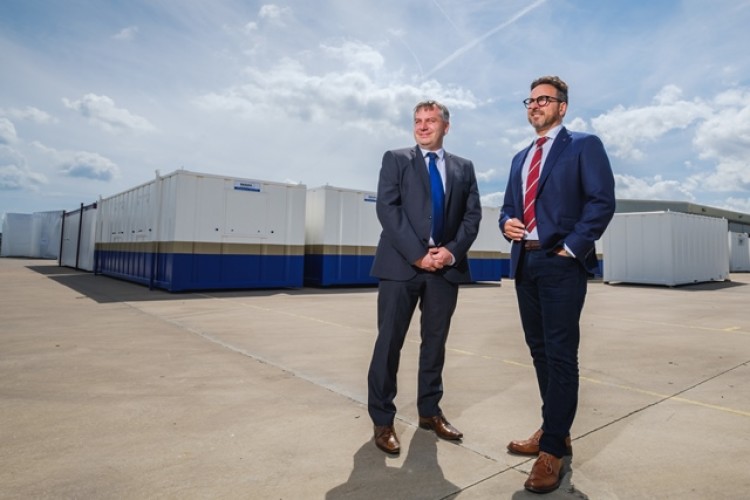 Integra Buildings managing director Gary Parker (right) and commercial director Chris Turner