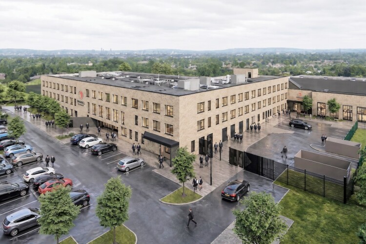 A CGI of the planned school