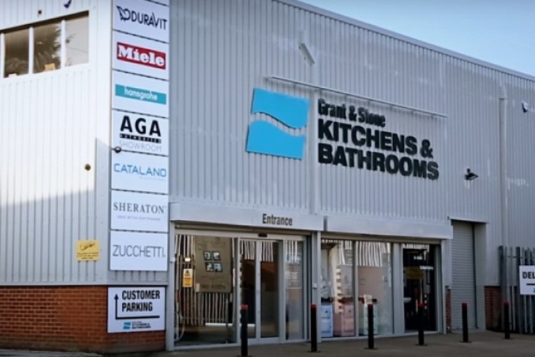 A Grant & Stone kitchens and bathrooms showroom