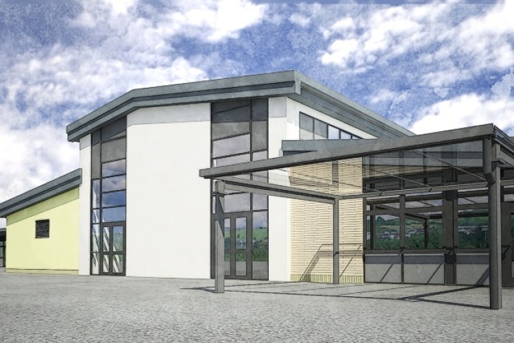 CGI of the new school building