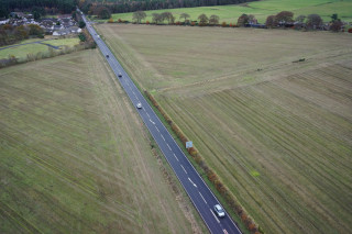 The A92 resurfaced 