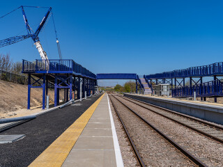 Progress at Horden Station
