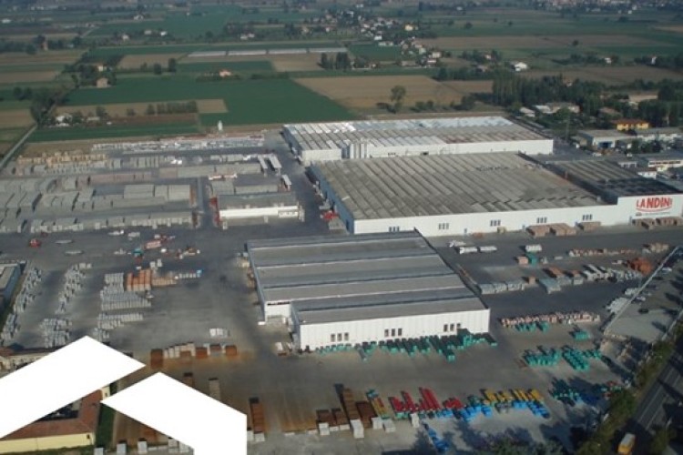 Landini's factory in Castelnovo Sotto
