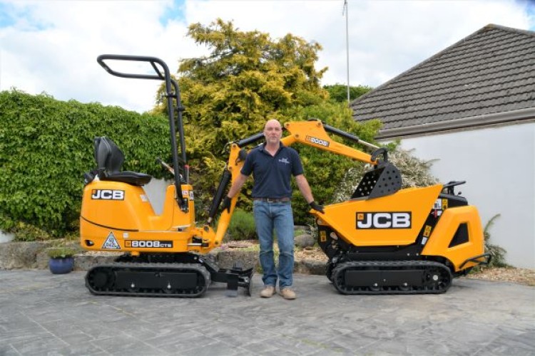 Focal Landscapes owner Marc Woodward and his new machines