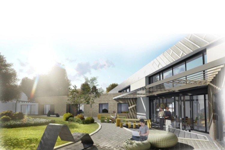 CGI of the new West Yorkshire child and adolescent mental health services unit