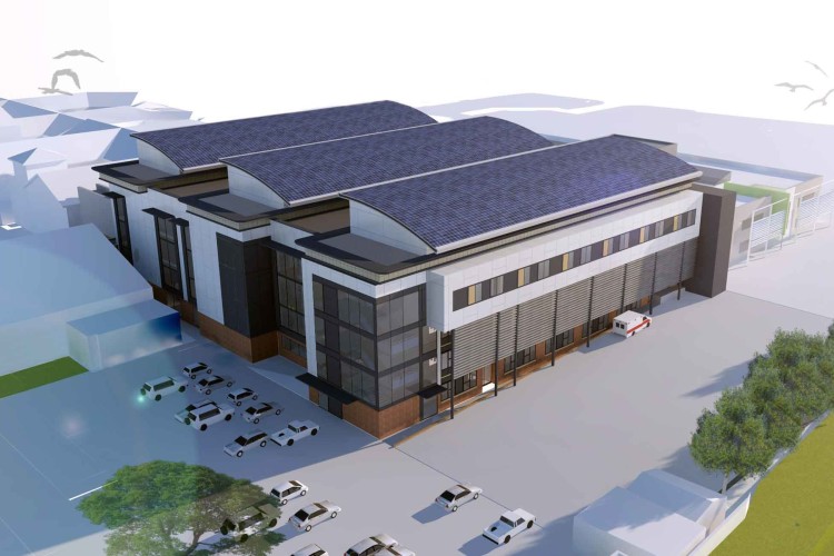 CGI of the planned ACAD building at Heartlands Hospital, which Kier will build 