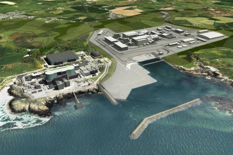 CGI of Wylfa Newydd