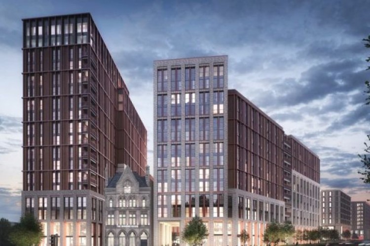 CGI of the proposed New Chinatown development in Liverpool