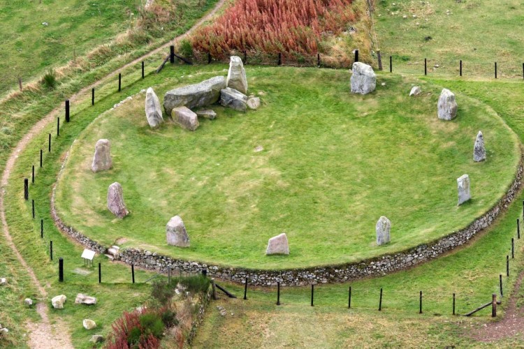  Easter Aquhorthies is regarded as one of the best of the genuine recumbent stone circles in Aberdeenshire