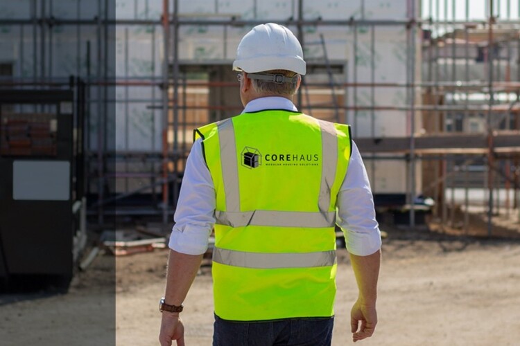 Two CoreHaus houses were assembled in 2019 at Cathedral Gates near Durham