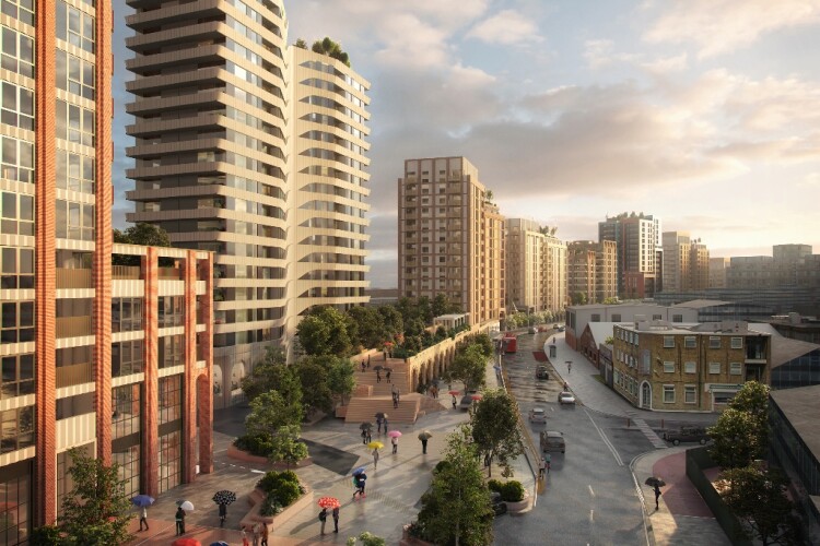 Artist's impression of the Bollo Lane development