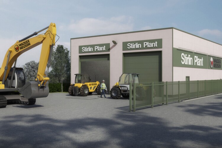 CGI of Stirlin's new workshop on Riverside Enterprise Park