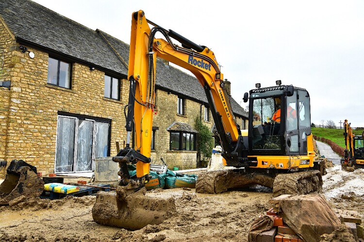 JCB 86C-2 midi excavator