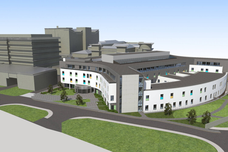 CGI of the Baird & Anchor hospital