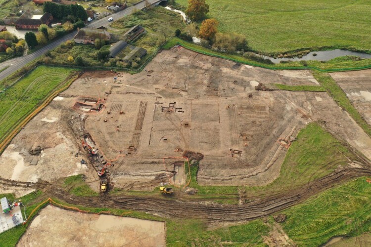 The remains of Coleshill Manor and Gardens 