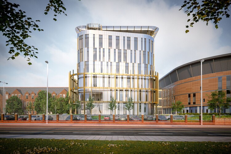 CGI of Salford's new acute receiving centre