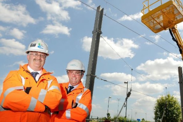 Carillion Rail head of electrification Paul Storey (left) and SPL operations director Simon Talman