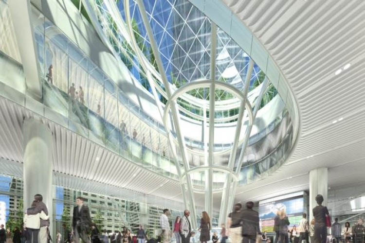 The Grand Hall of the Transbay Transit Center