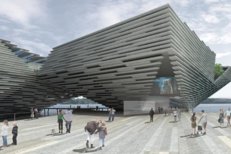 Design for V&A Museum of Design Dundee by Kengo Kuma & Associates