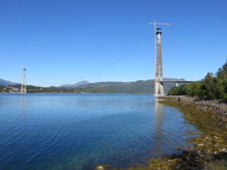 The cost of replacing all 344 bolts holding down the main suspension cables on Norway's Halogaland Bridge is estimated at £8m 