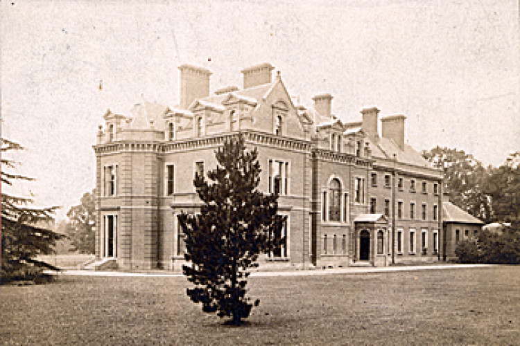 Image of the original Tempsford Hall from Bedford Borough Council archives
