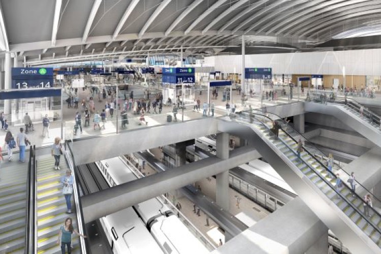 Old Oak Common station will have more than 50 lifts and escalators