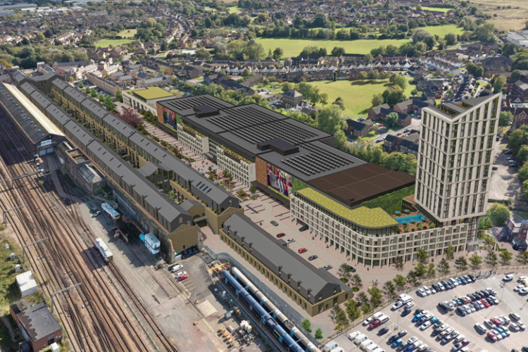 CGI of the Ashford studios development