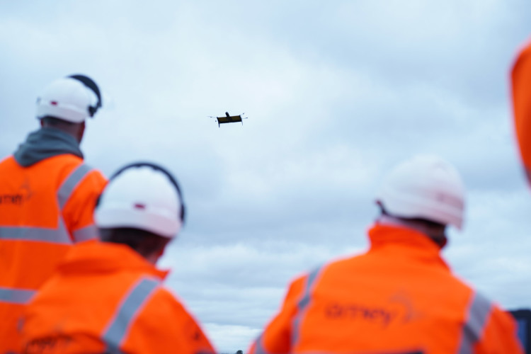 AmeyVTOL's Flying Wing drone