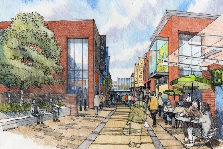 Artist's impression of the development