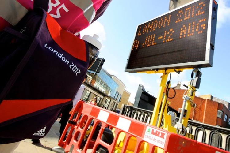 A-Plant Lux provided traffic management signage for the London 2012 Olympics